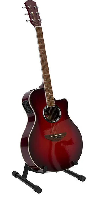 On Stage QuikSqueeze Heavy Duty Adjustable A-Frame Guitar Stand