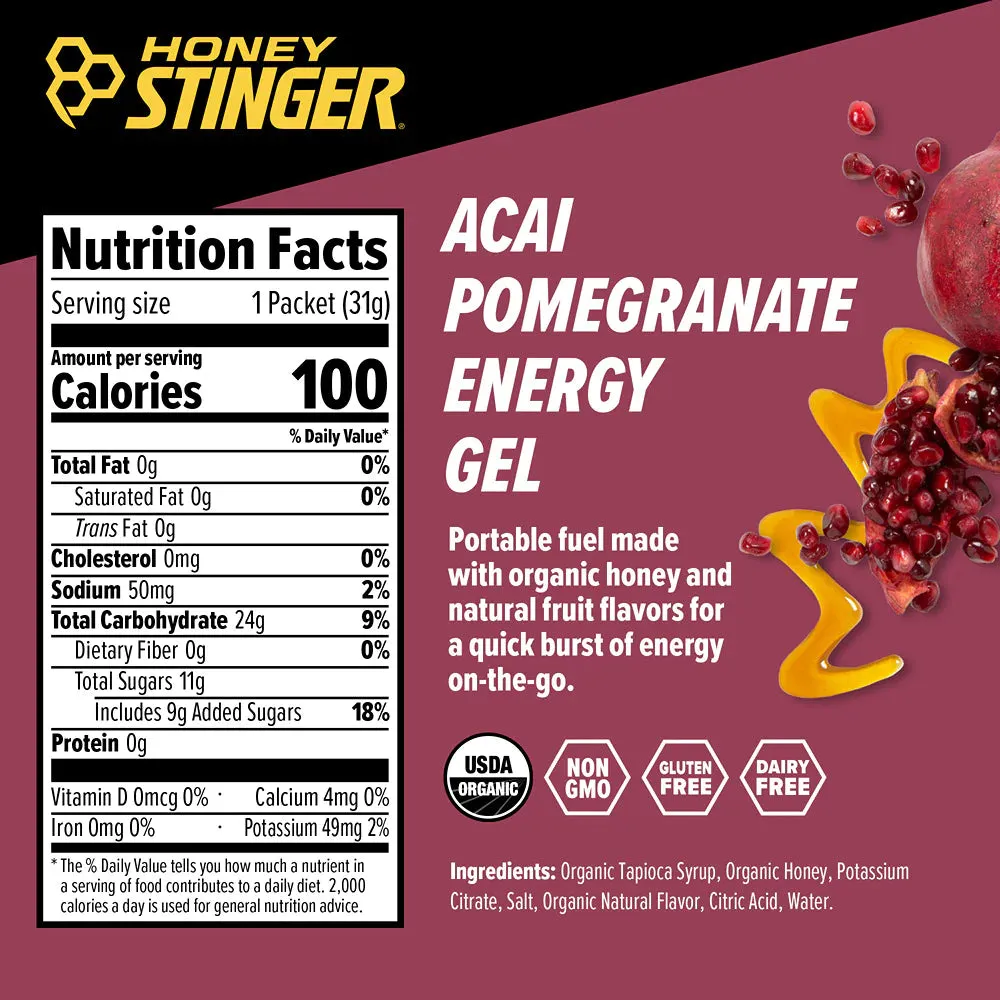 Organic Energy Gel - Acai Pomegranate