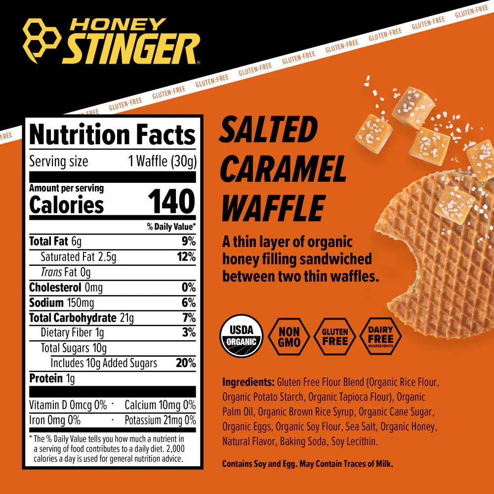 Organic Gluten-Free Waffle - Salted Caramel