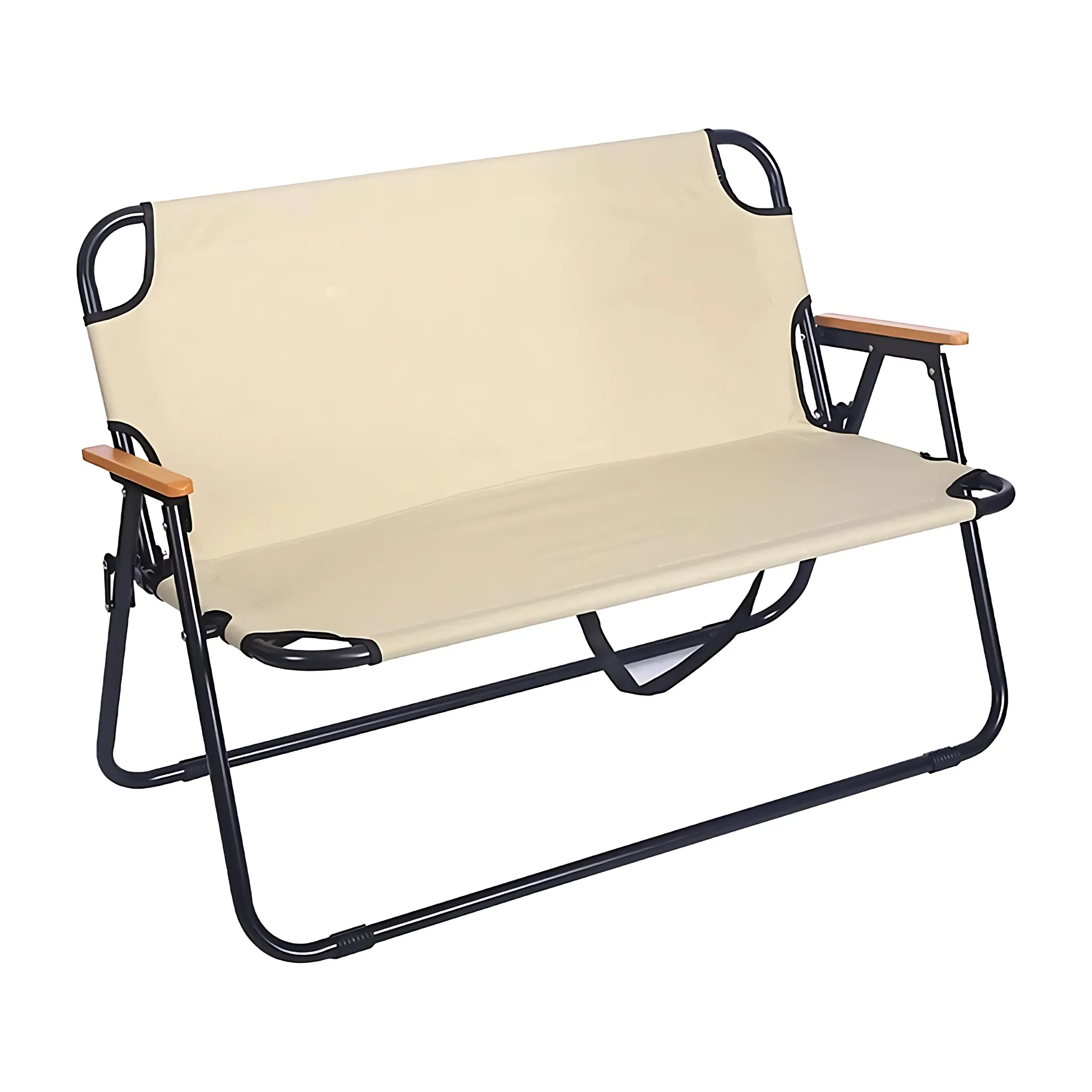 Outdoor Camping Chair Lightweight Foldable Double Single Chair with Breathable Fabric for Garden, Picnic, Beach Chair