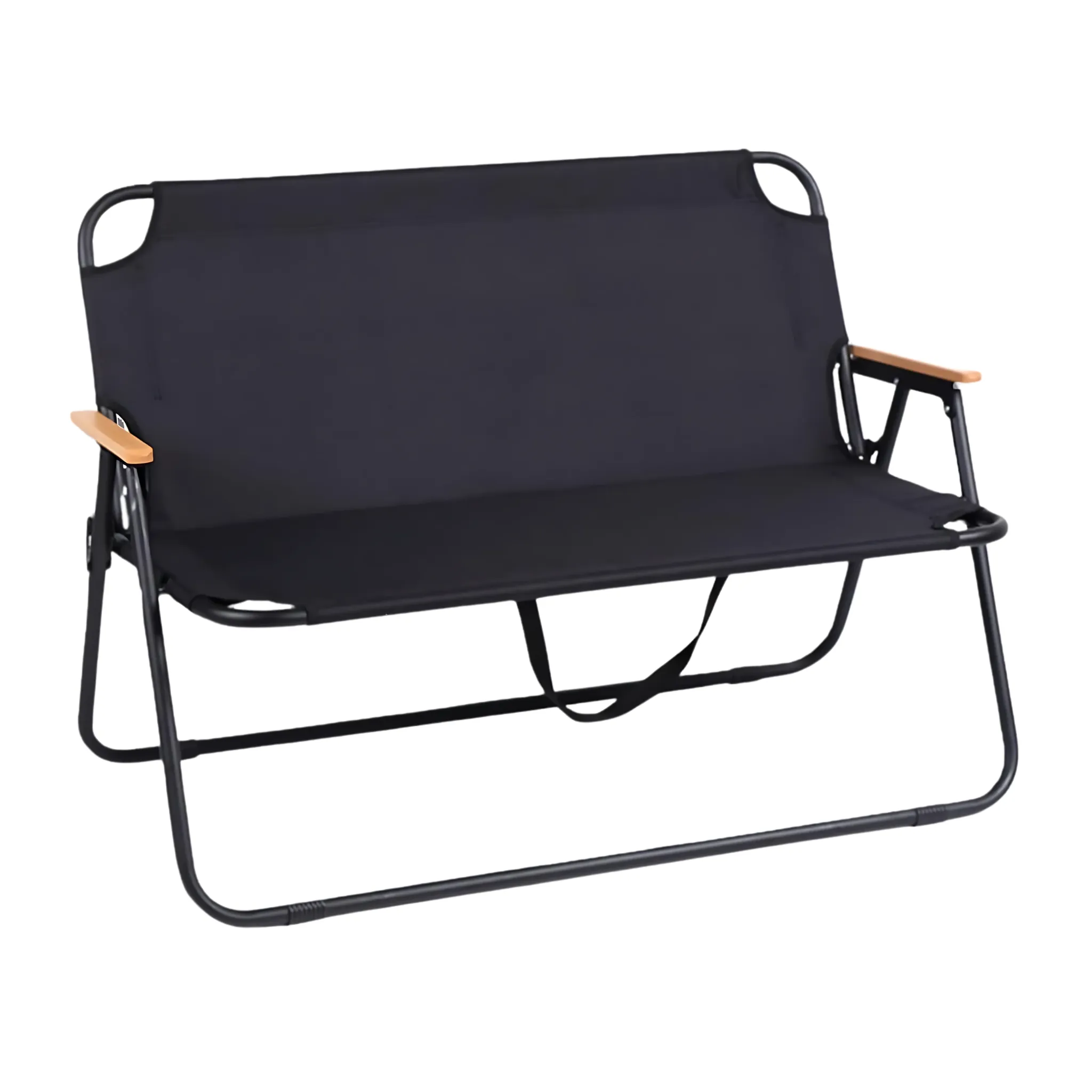 Outdoor Camping Chair Lightweight Foldable Double Single Chair with Breathable Fabric for Garden, Picnic, Beach Chair