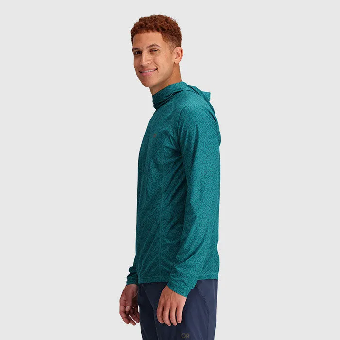 Outdoor Research Echo Printed Mens Long Sleeve Hooded Top