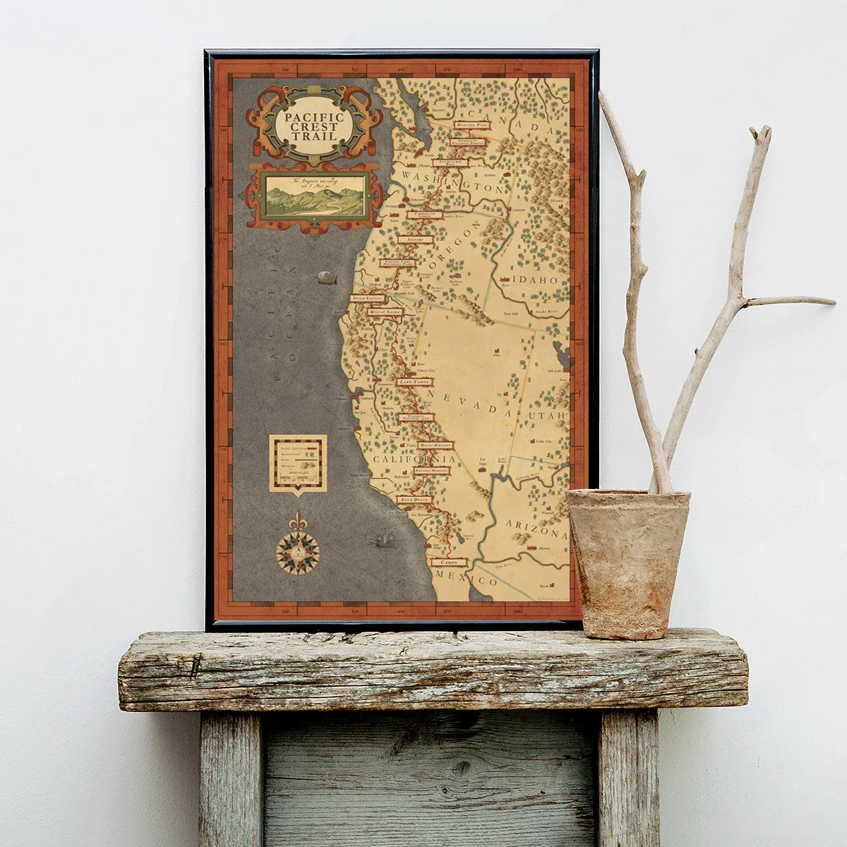 Pacific Crest Trail Map