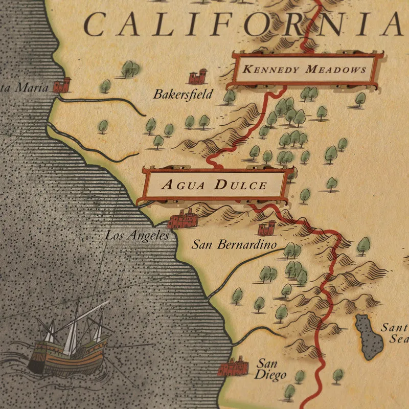 Pacific Crest Trail Map