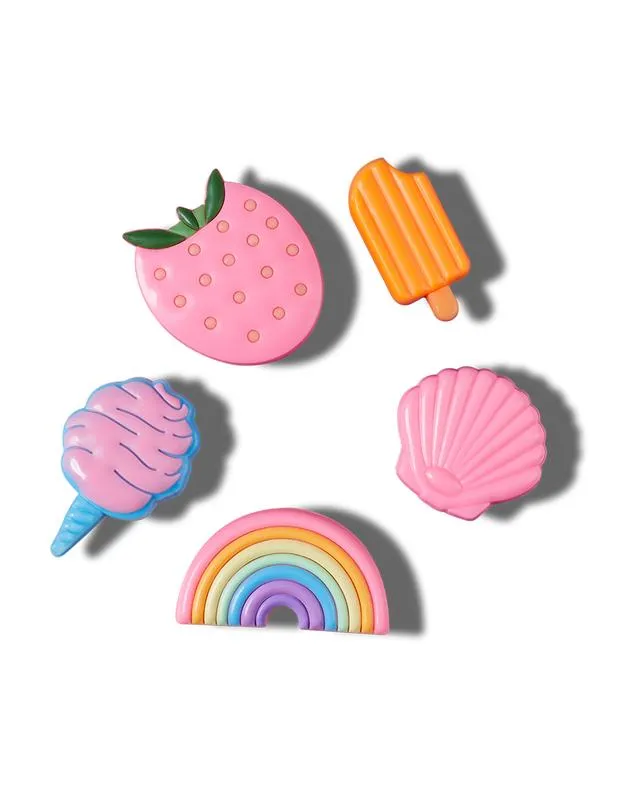 Pastel Pool Party 5pk Jibbitz Charms