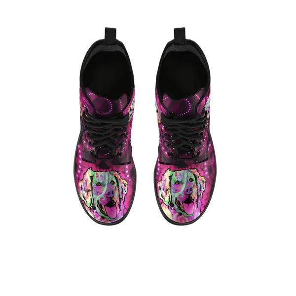 Pink  Golden Retriever - Boots