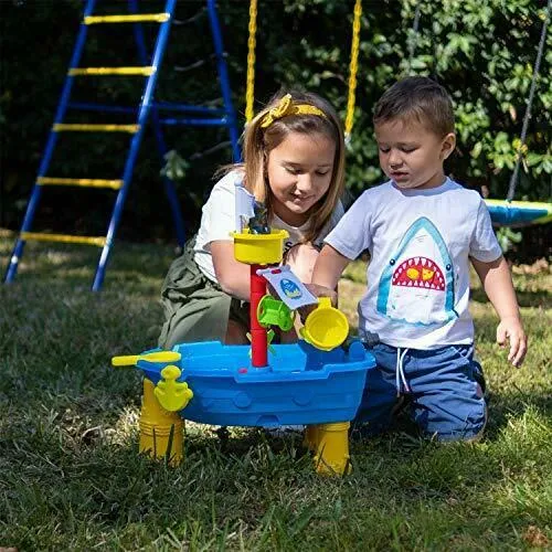 Pirate Ship Boat Sand and Water Table Play Set
