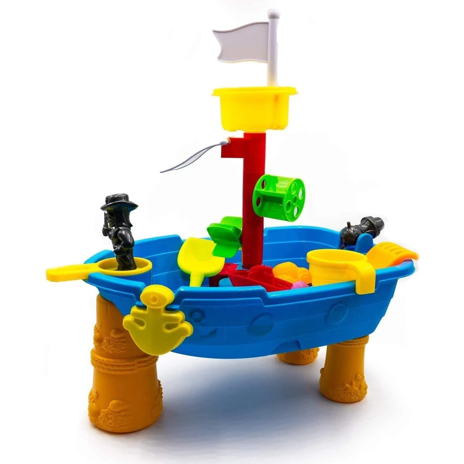 Pirate Ship Boat Sand and Water Table Play Set