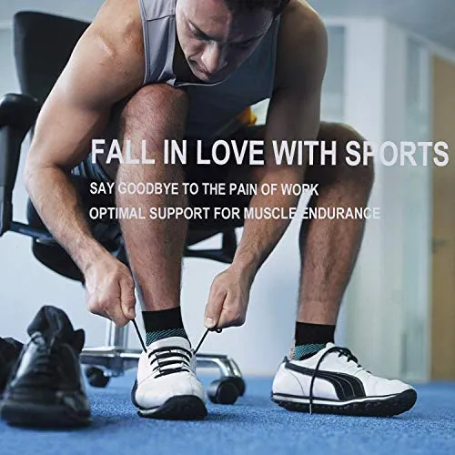 Plantar Fasciitis Support Compression Socks Women Men - Best Running Ankle Athletic Socks | ACTINPUT
