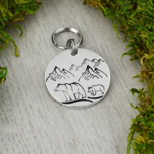 Polar Bears Pet ID Tag