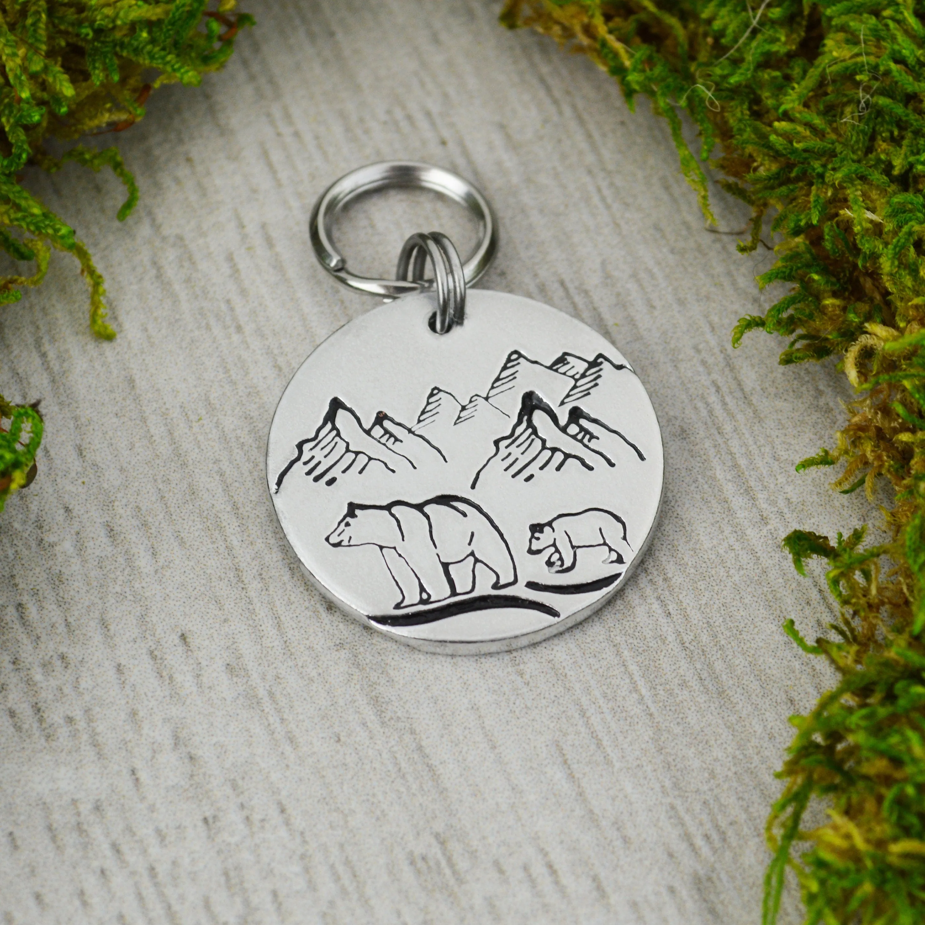 Polar Bears Pet ID Tag