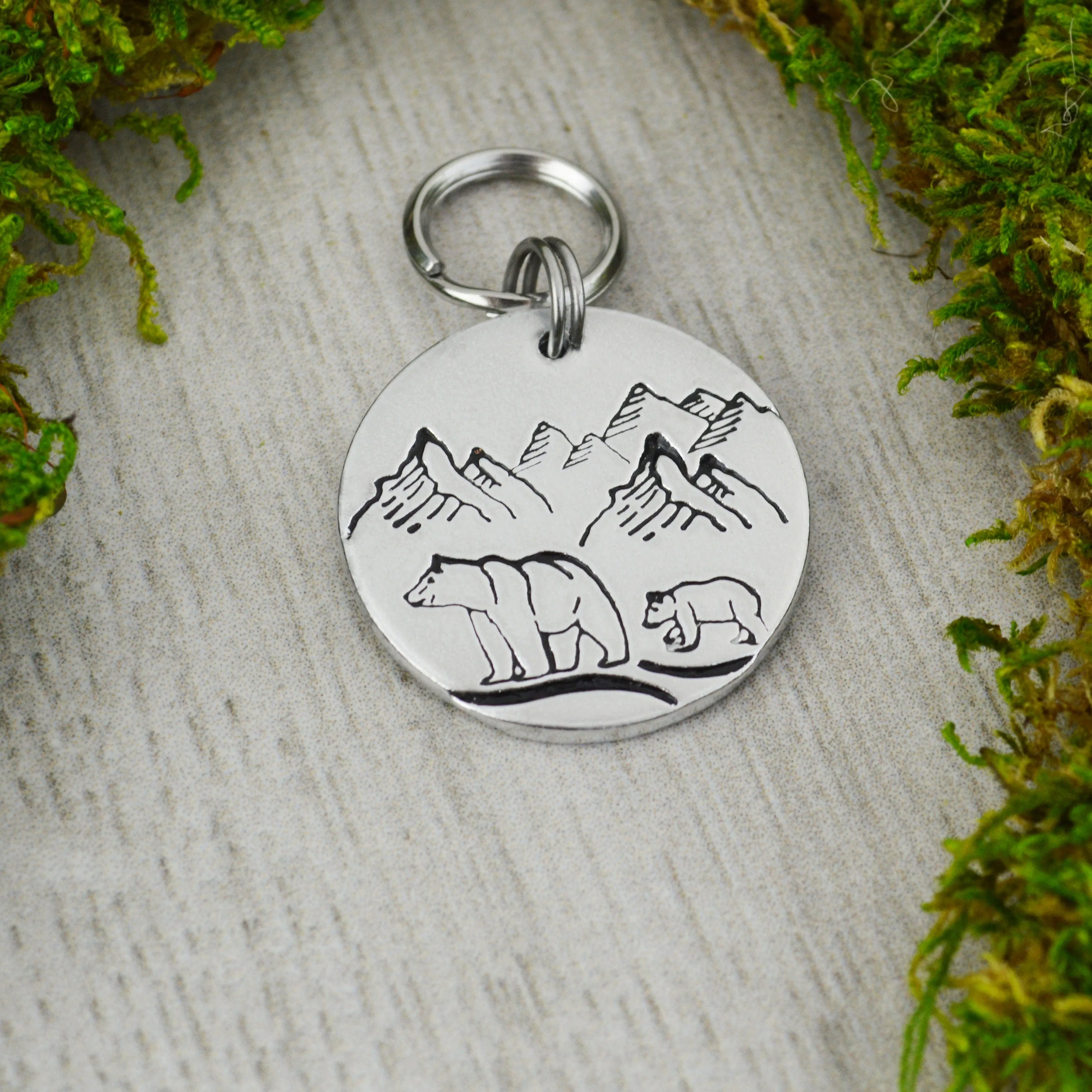 Polar Bears Pet ID Tag