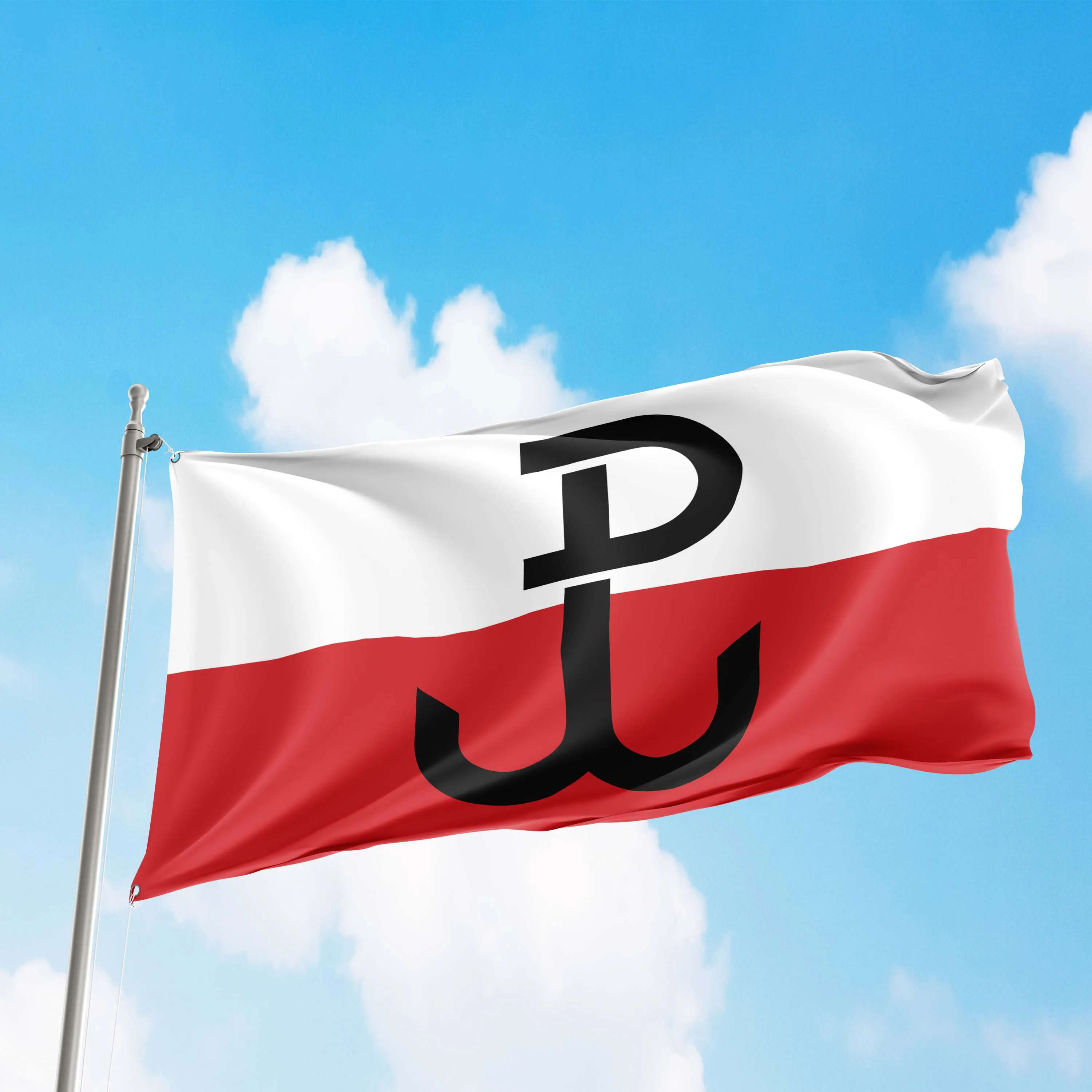 Polish Home Army Flag Banner
