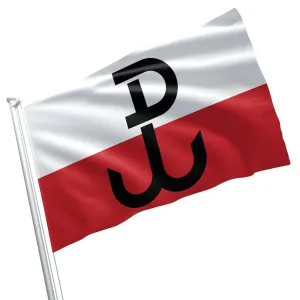 Polish Home Army Flag Banner