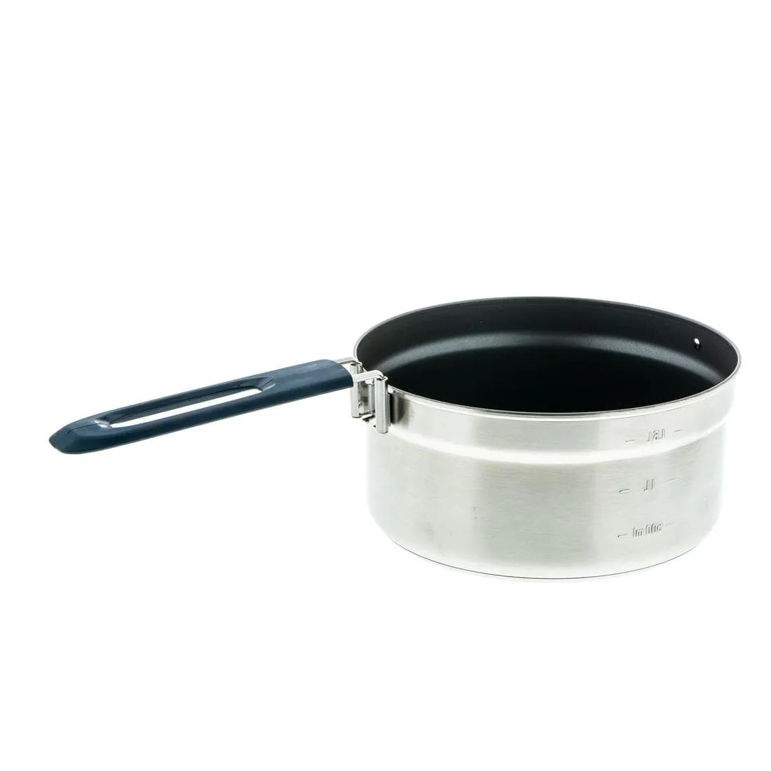Popote camp du randonneur 500 inox   revêtement anti-adhésif 2 personnes 2,1l