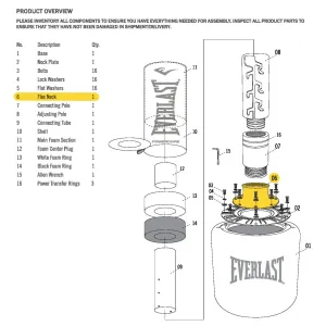 Powercore Freestanding Heavy Bag - Flex Neck - Replacement Part