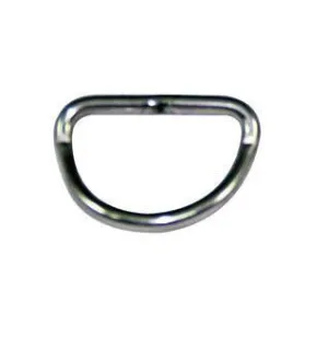 Problue Stainless D-Ring Bent Style - Large - Width 52mm (2.0inch)