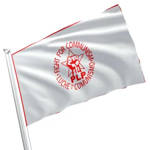 Progressive Labor Party USA Flag Banner
