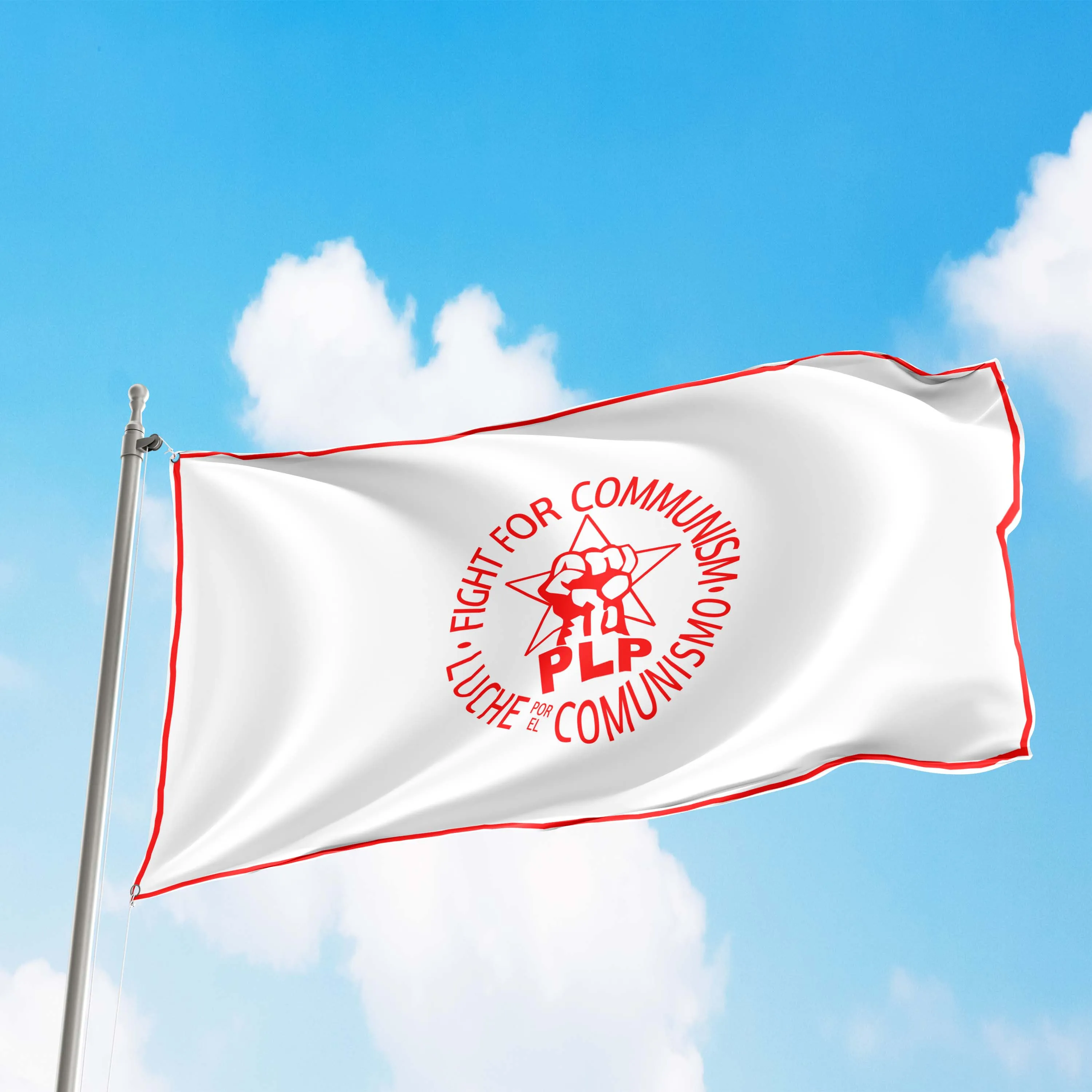 Progressive Labor Party USA Flag Banner