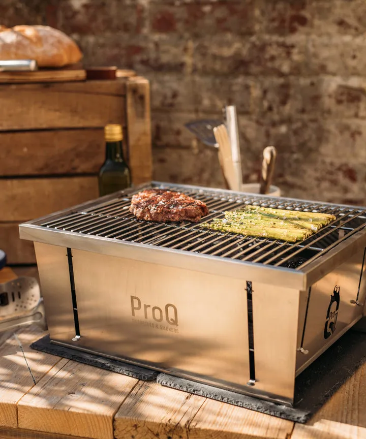 ProQ Flatdog Foldable Portable BBQ Grill - SLH