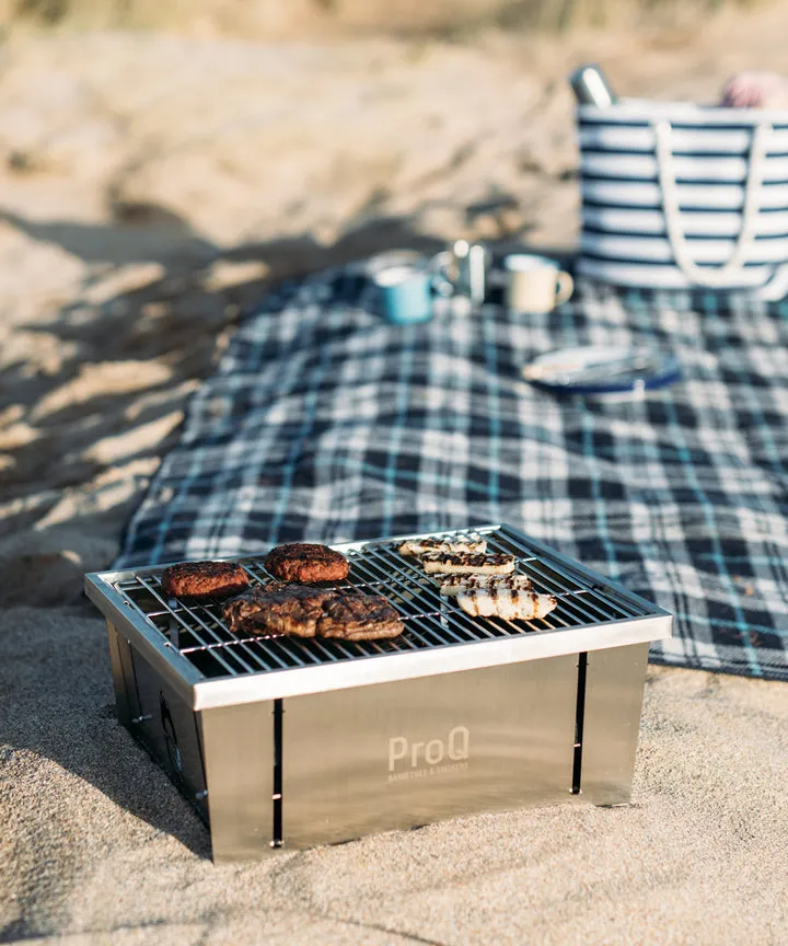ProQ Flatdog Foldable Portable BBQ Grill - SLH