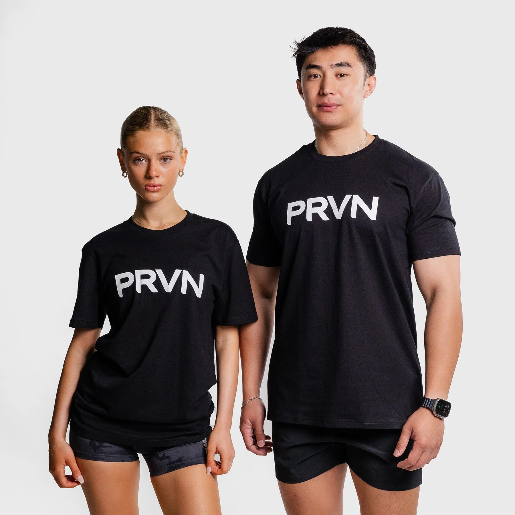 PRVN - STAPLE T-SHIRT - BLACK/WHITE