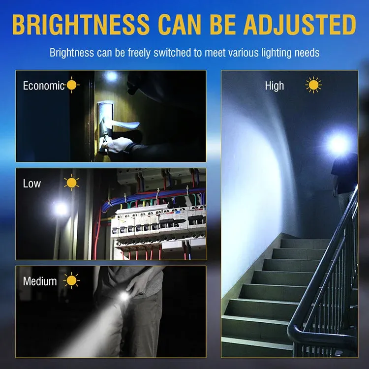 RECON GS2U 6 x Colour modes including U.V Rechargeable LED Right Angle 90° Rotating Head Torch 500lm Front & Side Lighting