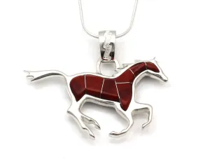 Reversible Running Horse Pendant