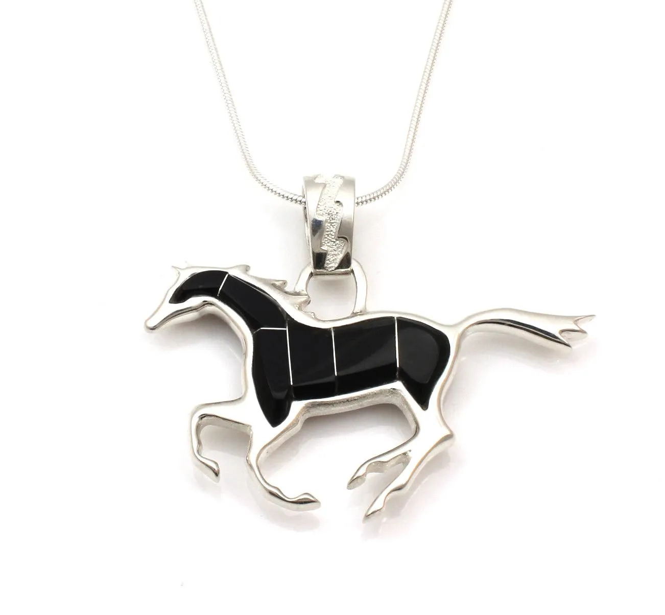 Reversible Running Horse Pendant