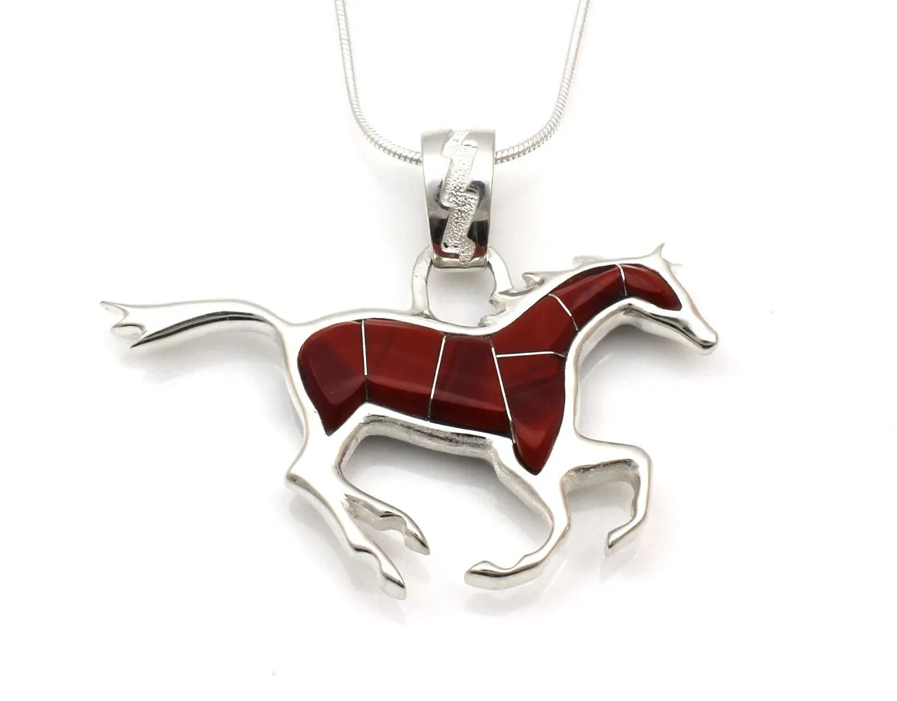 Reversible Running Horse Pendant