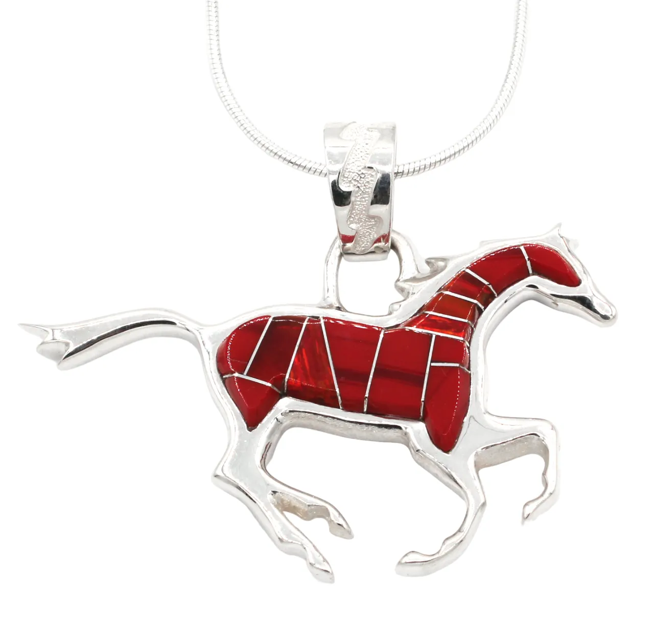 Reversible Running Horse Pendant