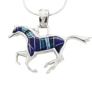 Reversible Running Horse Pendant