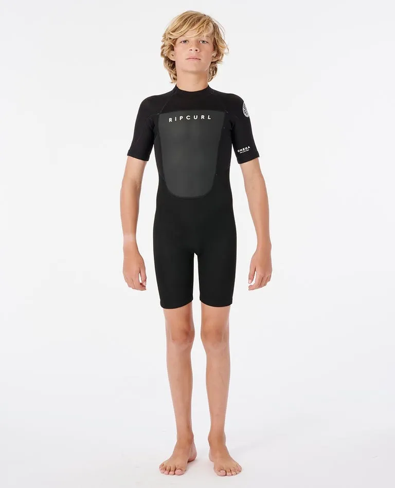 Rip Curl Omega 1.5mm S/SL Spring Suit Boys - Black