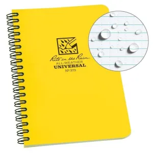 Rite in the Rain No373 Side Spiral Notebook Universal Yellow