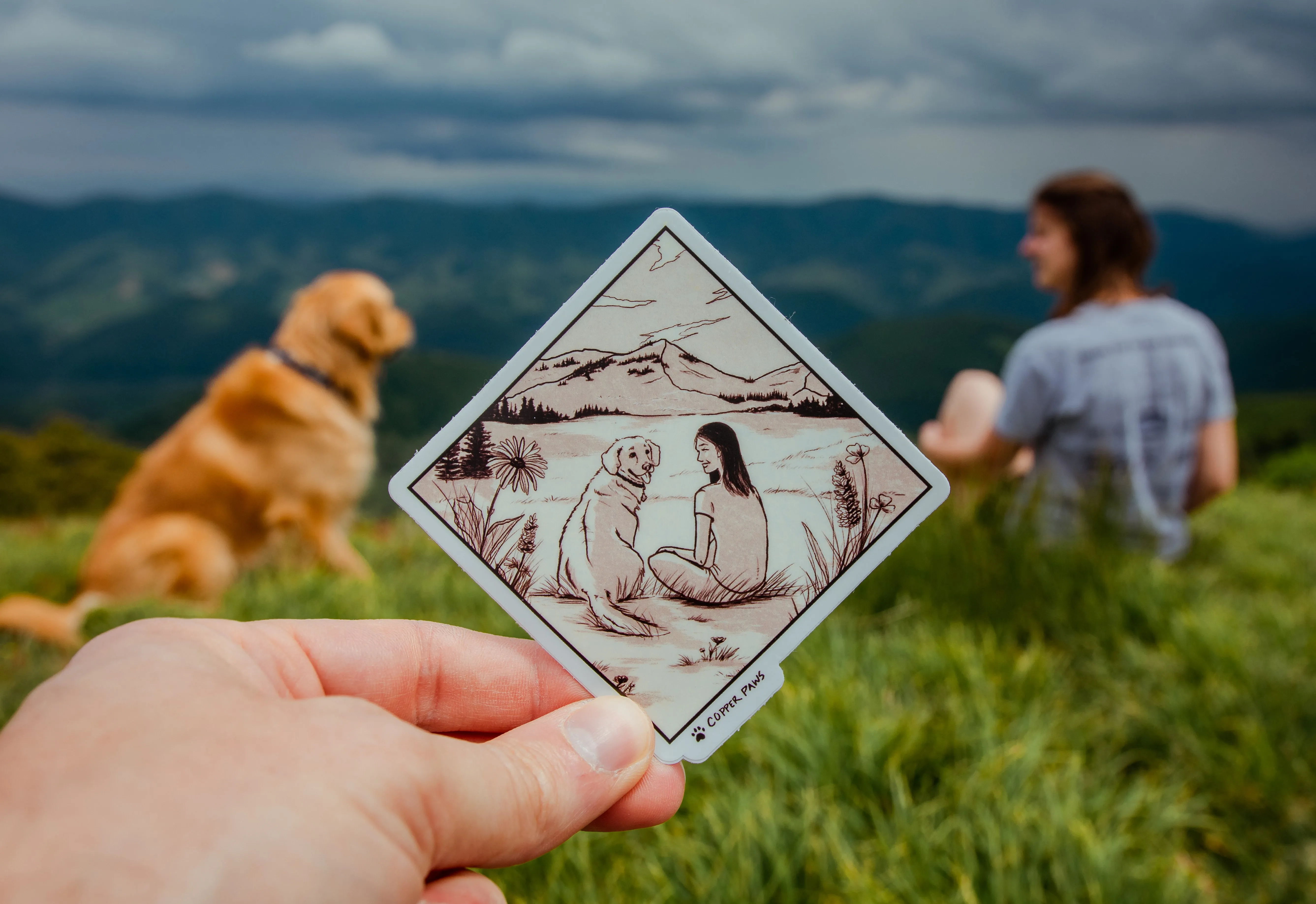Roan Mountain- Trails & Tails Sticker