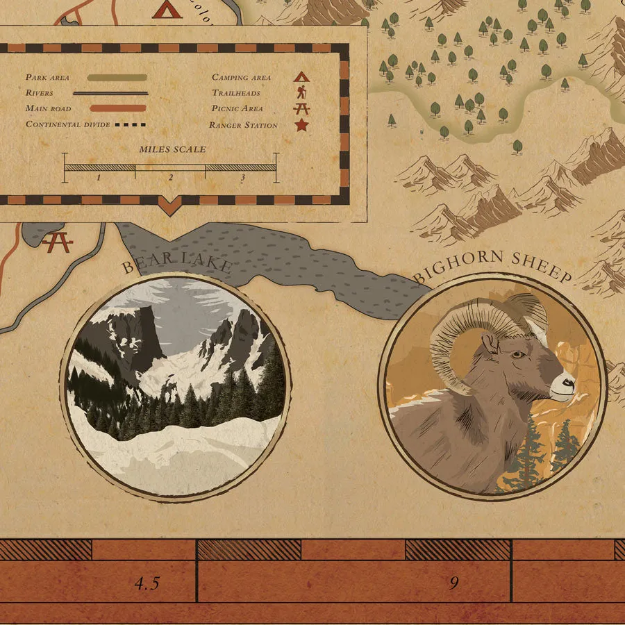Rocky Mountain National Park Map