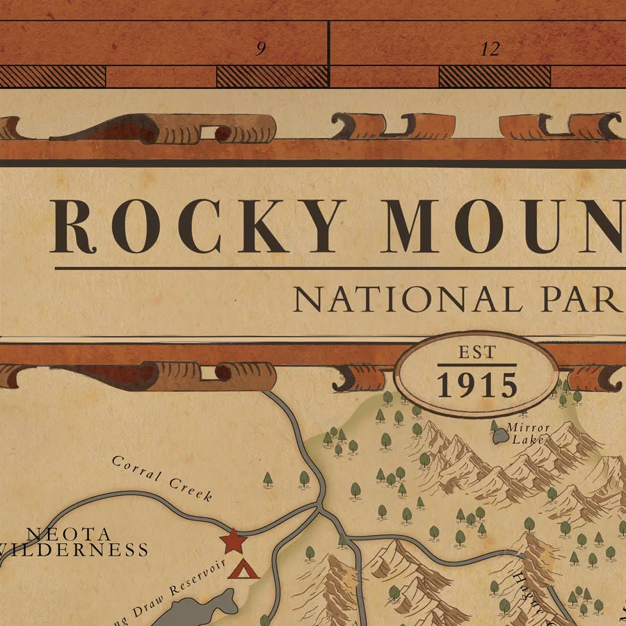 Rocky Mountain National Park Map