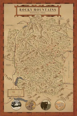 Rocky Mountain National Park Map