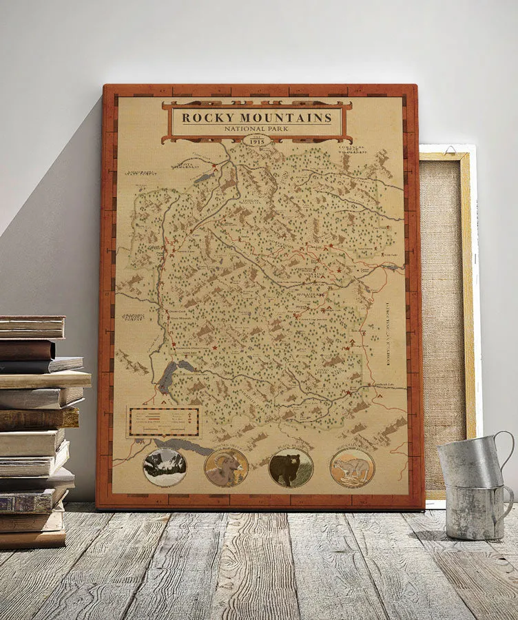 Rocky Mountain National Park Map