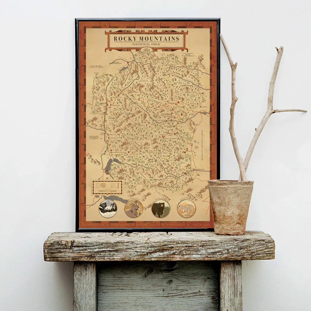 Rocky Mountain National Park Map
