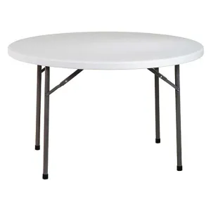 Round 150cm Plastic Event Folding Table with Handle