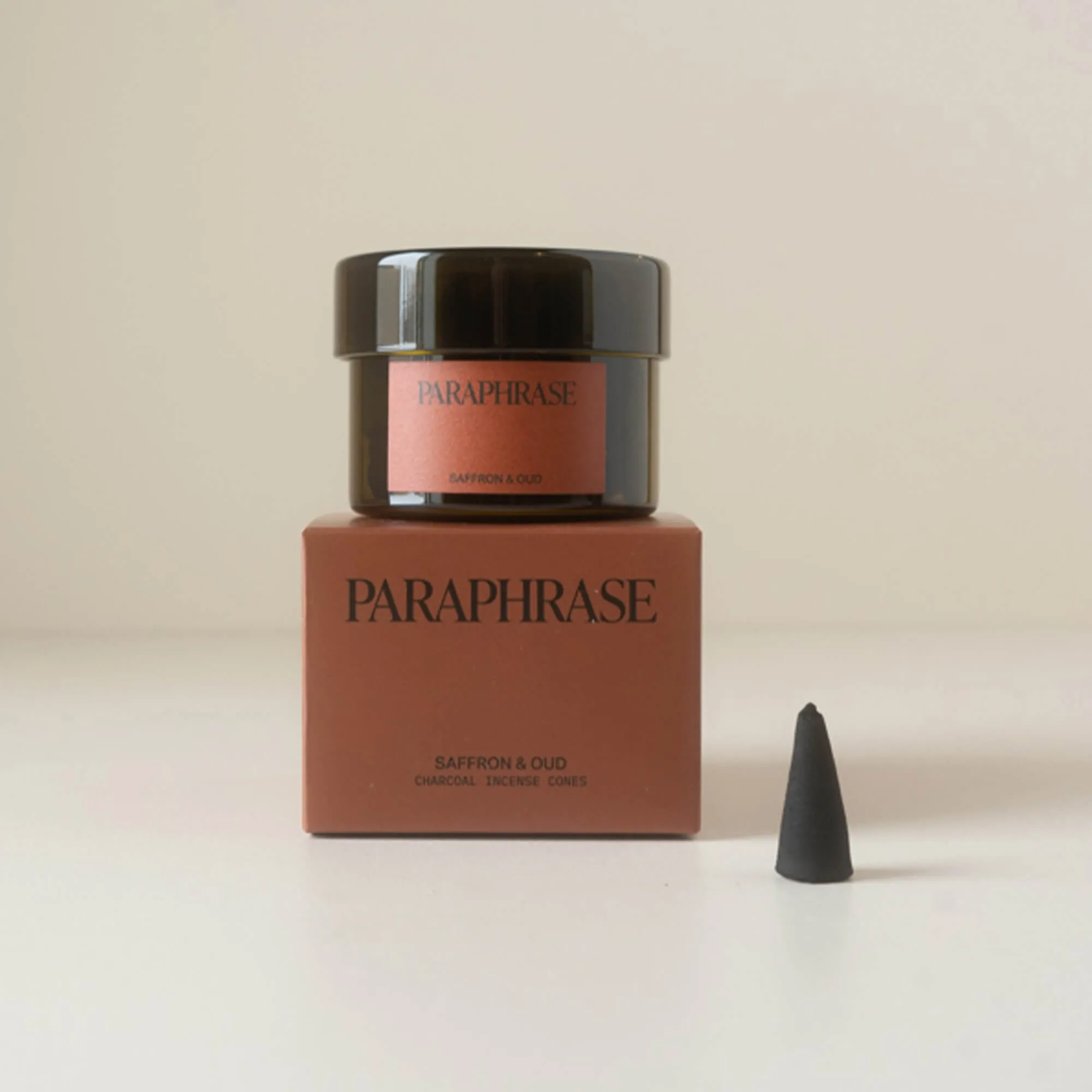 SAFFRON & OUD INCENSE CONES