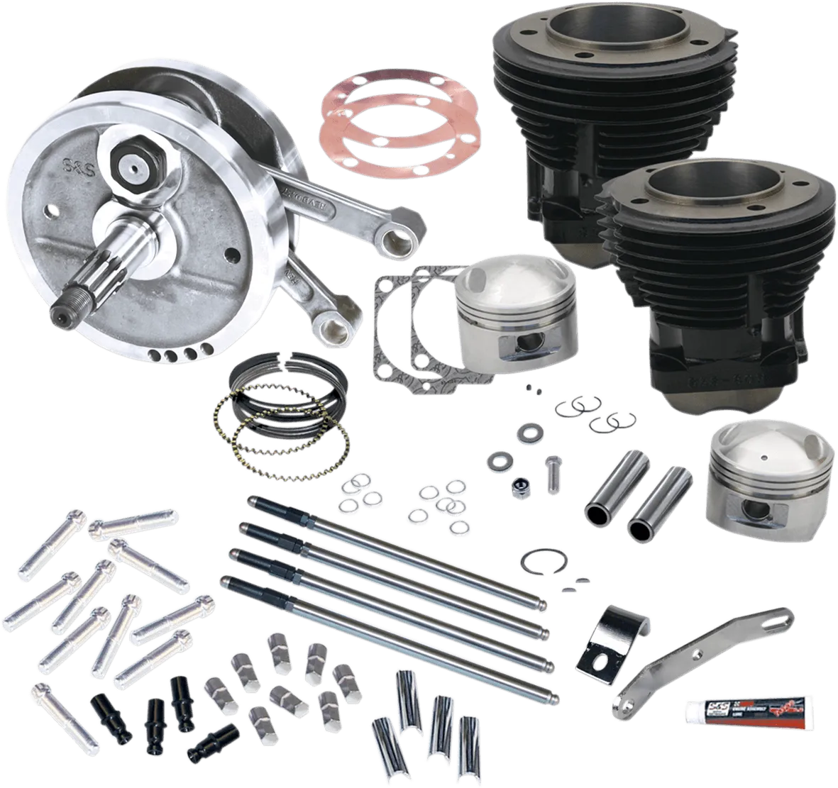 S&S Cycle 91-9126 Big Bore Stroker Kit - 93in. - 8.5:1 Compression