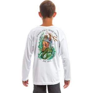 SAND.SALT.SURF.SUN. Neptune Youth UPF 50  UV Sun Protection Performance Long Sleeve T-Shirt