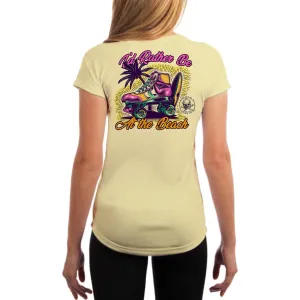 SAND.SALT.SURF.SUN. Skate Women's UPF 50  UV Sun Protection Performance Short Sleeve T-Shirt
