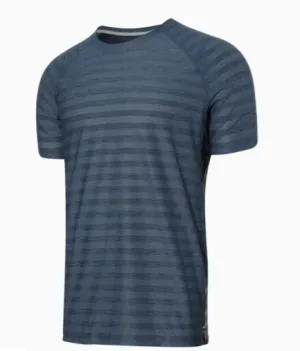 Saxx Hot Shot DropTemp Cool Mesh Crew - Dark Denim Heather
