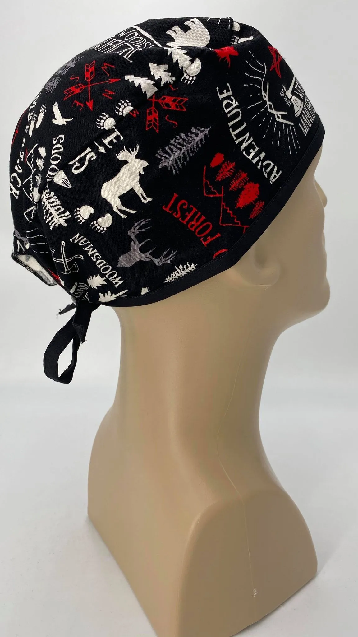 Scrub Cap Medical Surgeon Head Cover Surgical Hat Nurse Nursing Operating Room, Wilderness Forest Wiccan