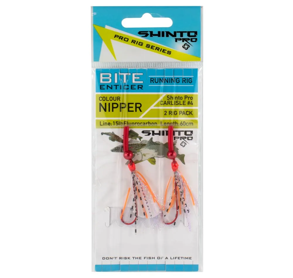 Shinto Pro Bite Enticer Running Carlisle Rig 2pk Size #4