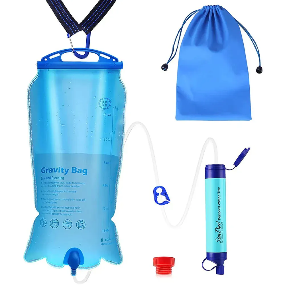 SimPure Gravity Water Filter Bag - 3 Litre