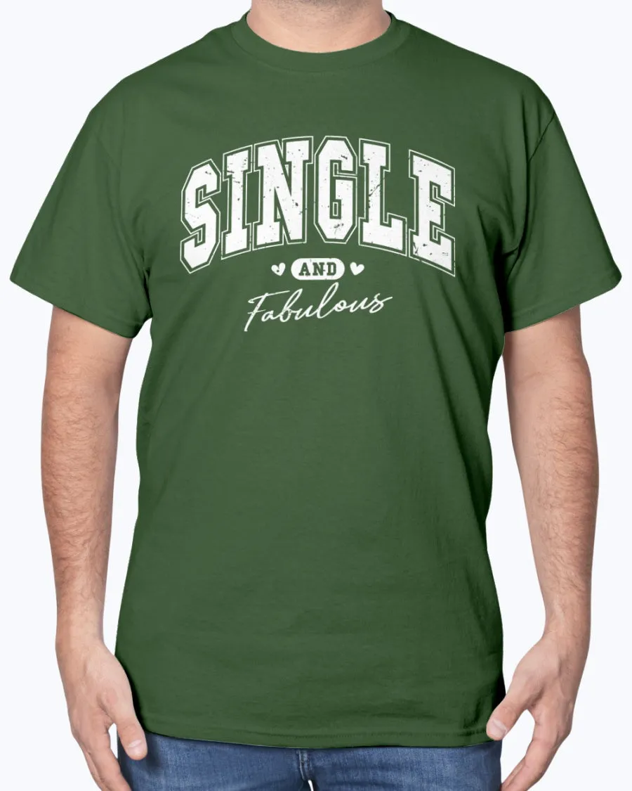 Single Fabulous - Heavy Cotton T-Shirt (Mens)